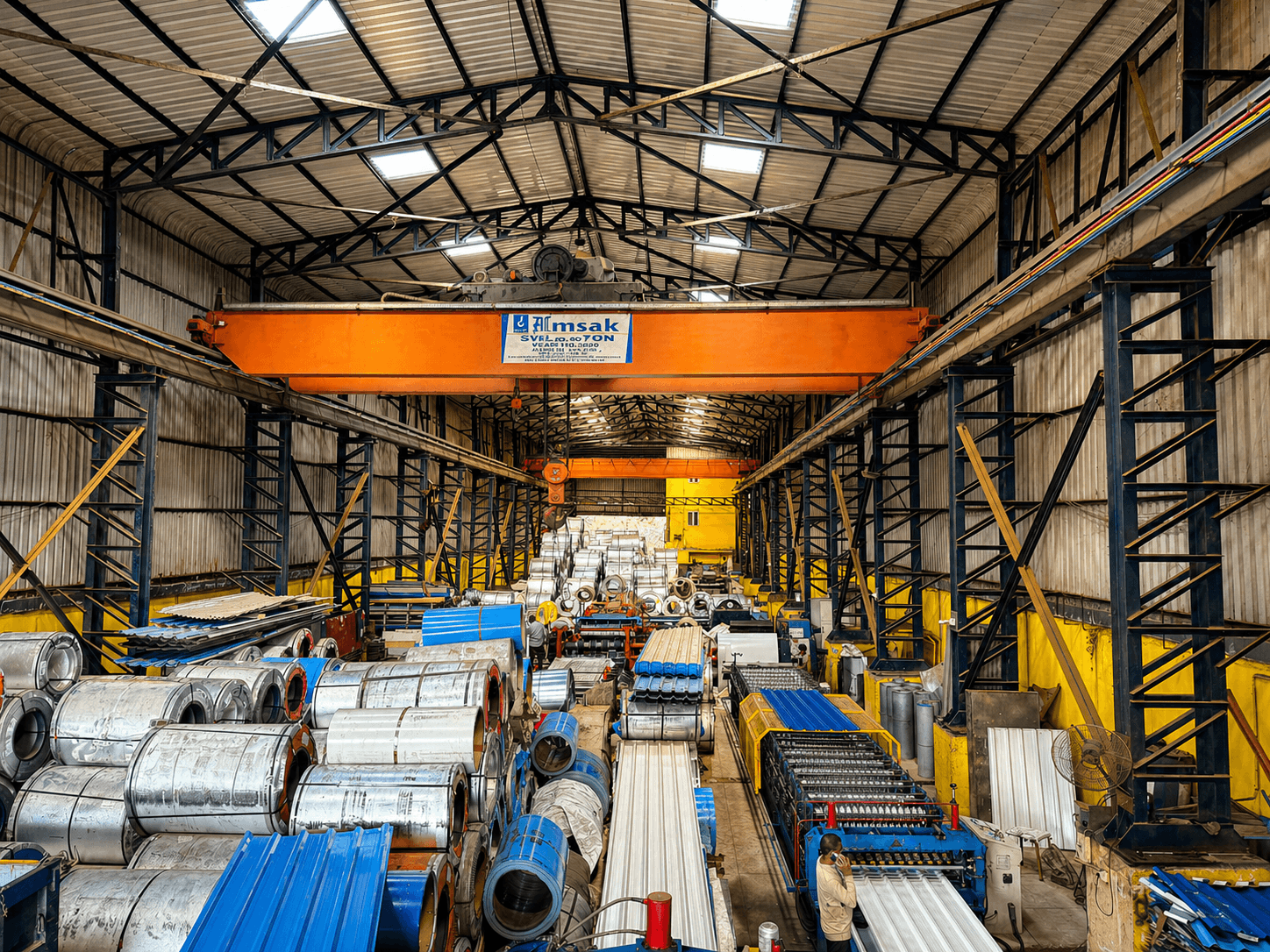 Steel warehouse Chennai — HR CR GP coil sheets